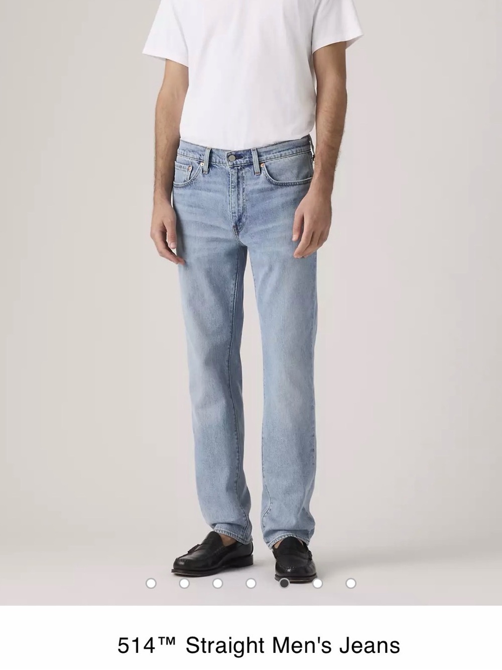Levi's Light Wash Straight Men’s Jeans